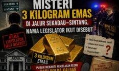 Misteri 3 Kilogram Emas di Jalur Sekadau–Sintang, Nama Legislator Ikut Disebut