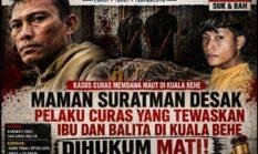 Maman Suratman Desak Hukuman Maksimal bagi Pelaku Curas yang Tewaskan Ibu dan Balita di Kuala Behe