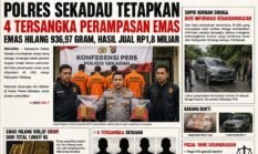 Emas Hampir 1 Kg Raib, 4 Orang Jadi Tersangka! Polisi Bongkar Dugaan Perampasan di Sekadau