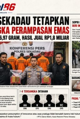 Emas Hampir 1 Kg Raib, 4 Orang Jadi Tersangka! Polisi Bongkar Dugaan Perampasan di Sekadau