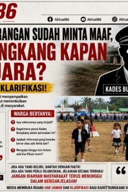 Kades Balai Karangan Sudah Minta Maaf, Kades Bungkang Kapan Buka Suara? Warga Menunggu